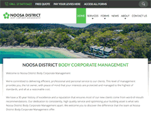 Tablet Screenshot of noosabcm.com.au